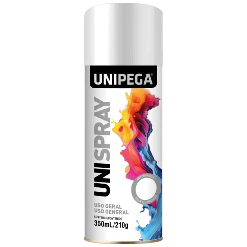 UNIPEGA TINTA SPRAY USO GERAL BRANCO FOSCO 350ML/