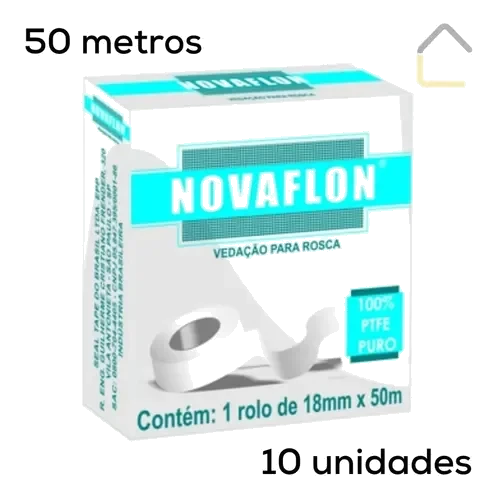 FITA VEDA ROSCA PTFE NOVAFLON 18MMX50M C/60 - SEAL