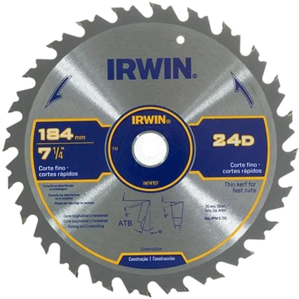 IRWIN-SERRA CIRCULAR 7.1/4 X 24D X 20MM
