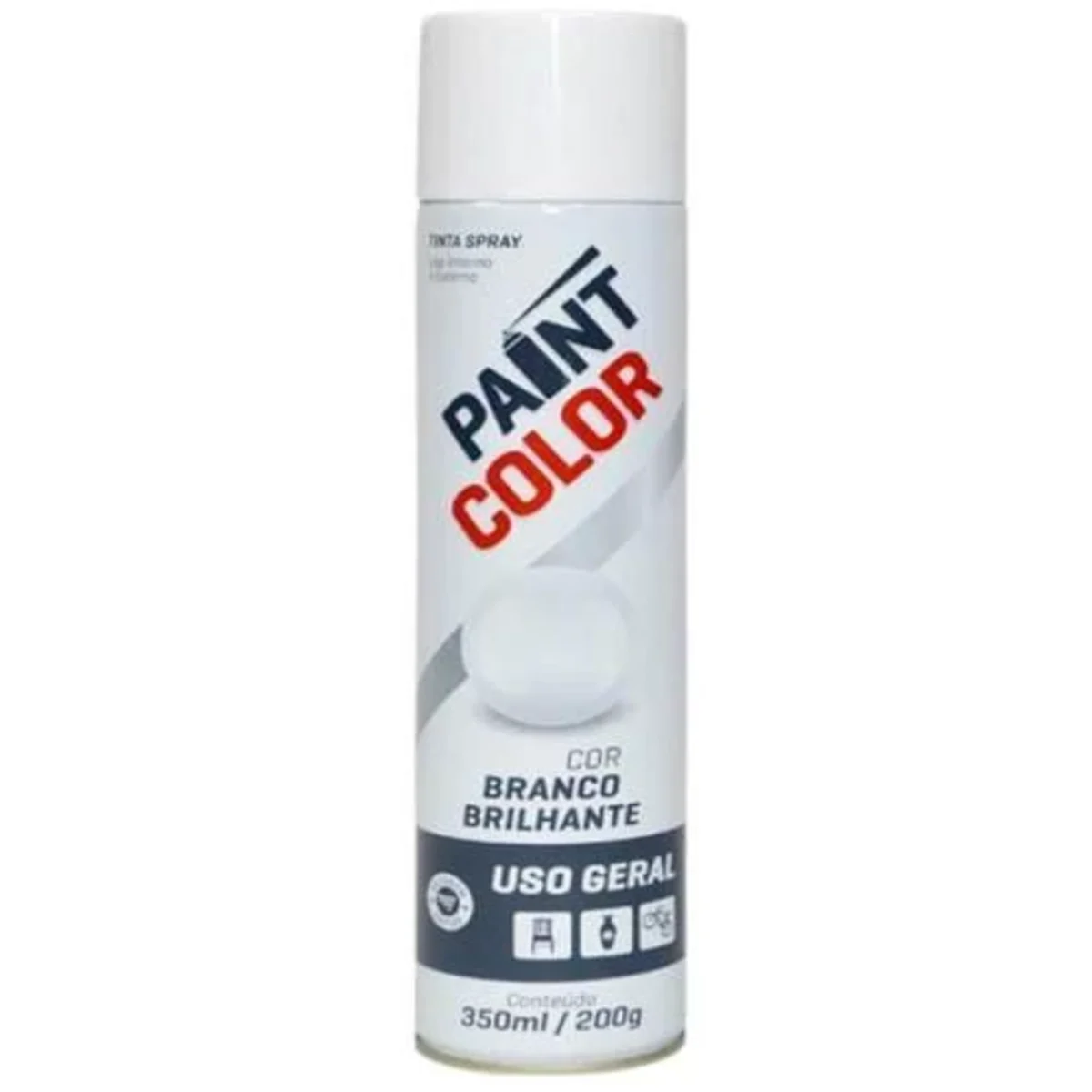 TINTA PAINTCOLOR 250ML U.G BRANCO BRILHANTE