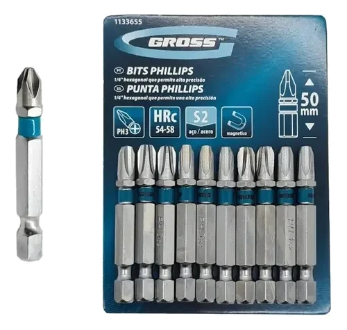 BITS PHILIPS N.3 X 50MM GROSS C/10