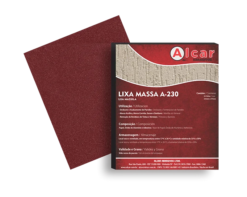 LIXA DE MASSA ALCAR 40 C/25 - GERAL