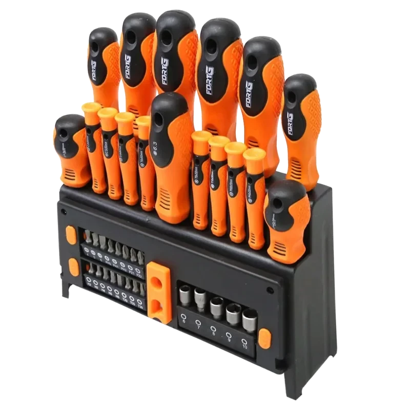 JOGO DE CHAVE DE FENDA/BITS E SOQUETES C/39 PC GED