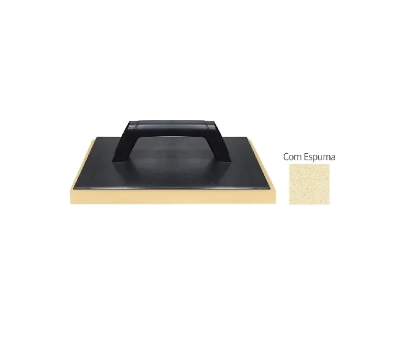 DESEMPENADEIRA PVC C/ESPUMA 17 X 30 PRETA ZUMPLAS