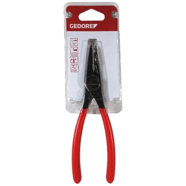 ALICATE P/ANEIS INTERNOS PONTAS RETAS GEDORE RED