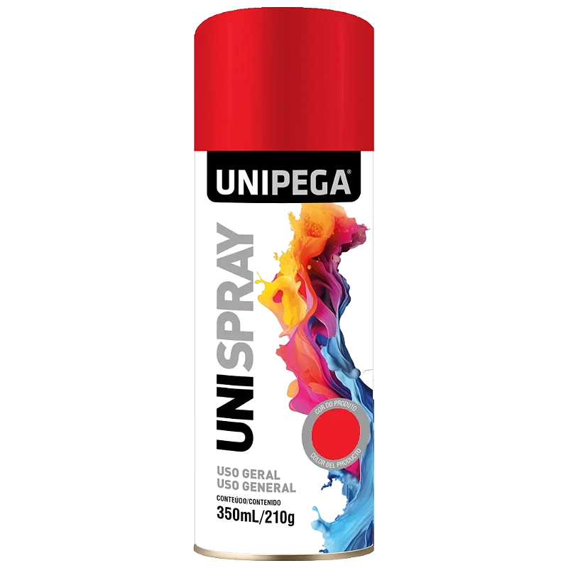 UNIPEGA TINTA SPRAY USO GERAL ALUMINIO 350ML/210G U