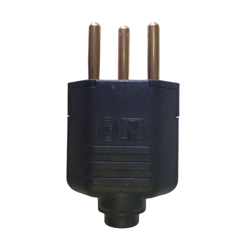ROMAZI-PLUGUE MACHO 2P 10A 180' BR EBI C/50- 6034