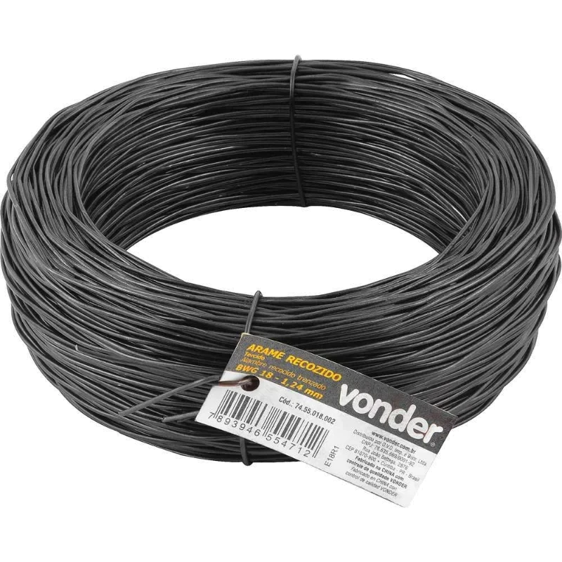 ARAME RECOZIDO TORCIDO BWG 18 C/01KG