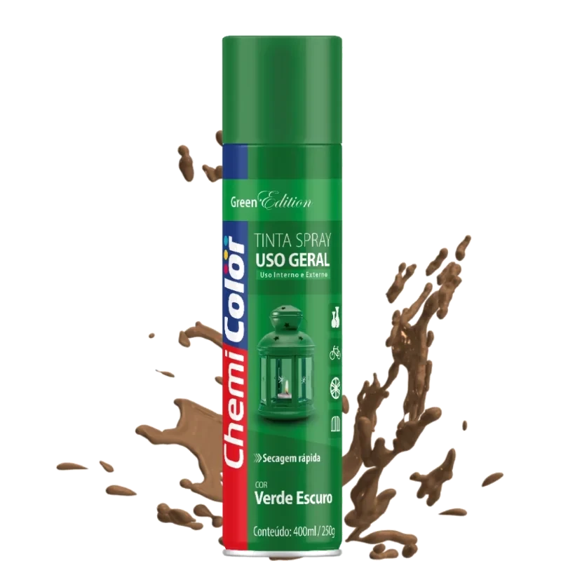 TINTA CHEMICOLOR 400ML U.G VERDE ESCURO - CHEMICO