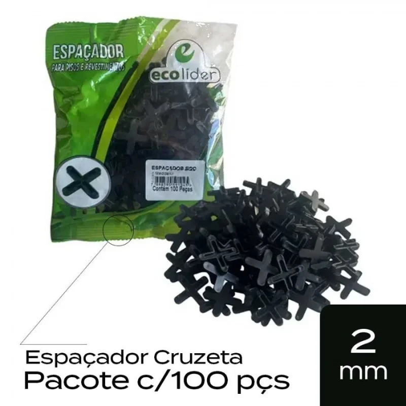 CORTAG-ESPACADOR DE PISO CRUZETA 2MM C/100