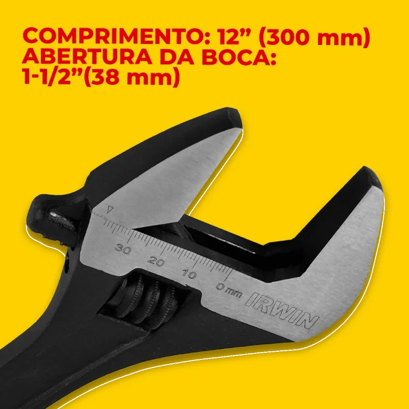 IRWIN-CHAVE AJUSTAVEL 12"