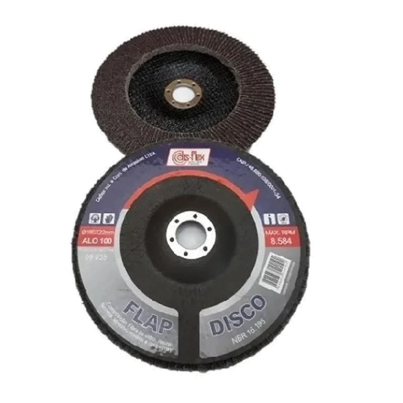 DISCO FLAP CONE 180X22MM ALO-100 - DISFLEX - 9039