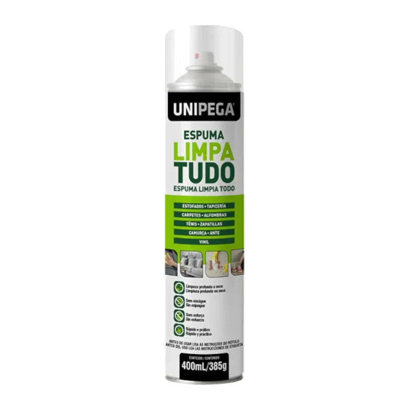 UNIPEGA ESPUMA LIMPA TUDO 400ML -C/12 UNIPEGA