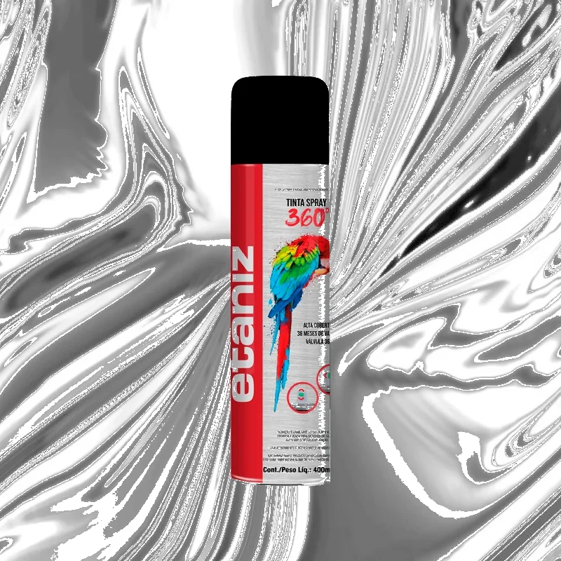 TINTA ETANIZ 400ML METALICA CROMADA - ETANIZ