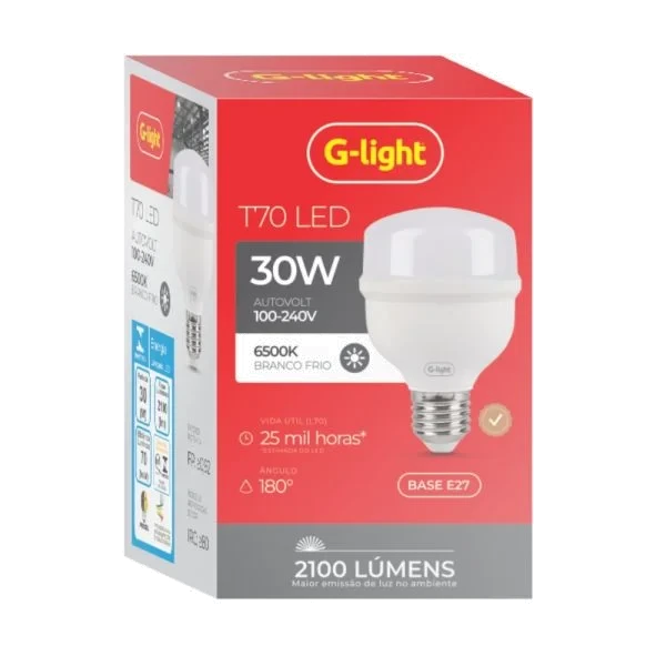 BLUMENAU-LAMPADA LED T70 E27-30W 2400Lm 100/240V 6.