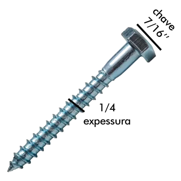PARAFUSO SEXTAVADO ROSCA SOBERBA-B 1/4 X 75 C/1 JO