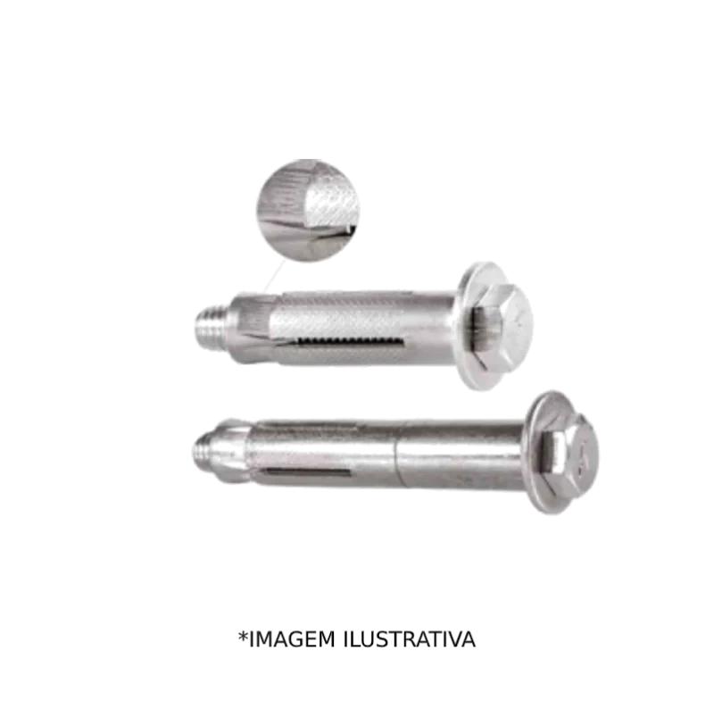 CHUMBADOR CBA C/PARAFUSO UNC-B 3/8 X 2.1/2 ZB - ANCO