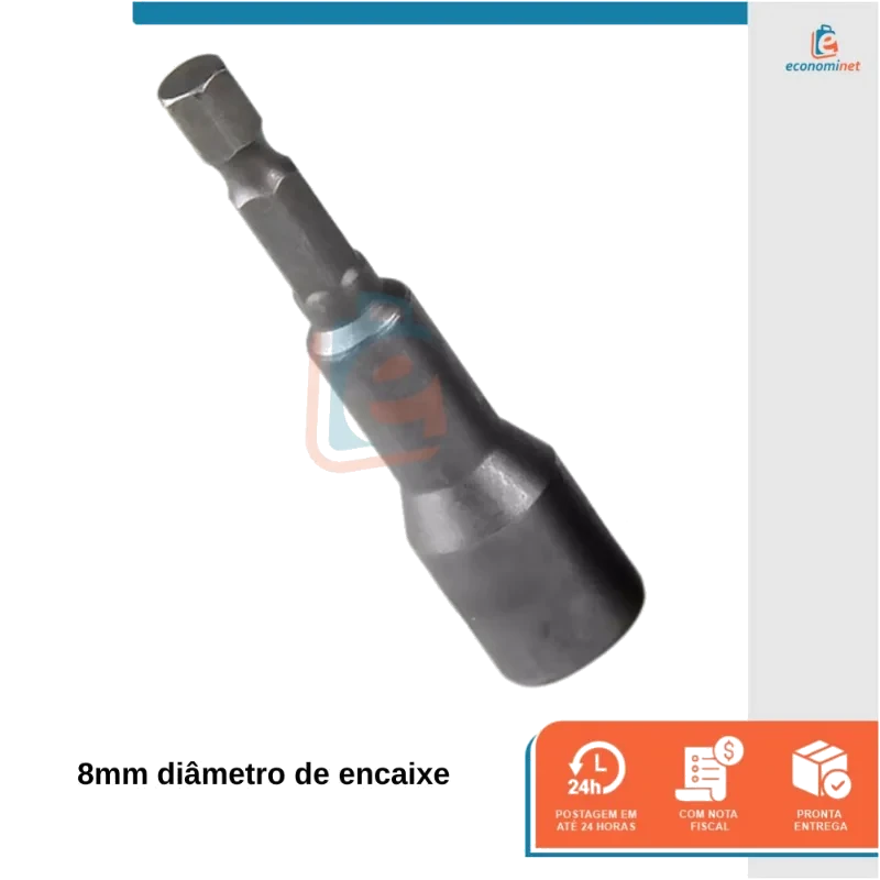 SOQUETE CANHAO MAGN.CTPOHR/STARFER 08MM - TERUY