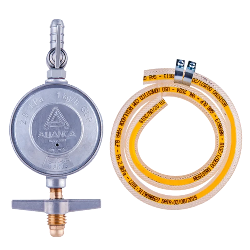 REGULADOR DE GAS ALIANCA P-505/01 C/MANGUEIRA 0,80C