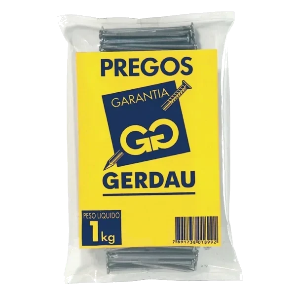 PREGO C/CABECA 20 X 42 POLIDO GERDAU