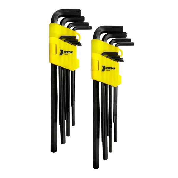 GEDORE-JOGO DE CHAVE HEXAGONAL 1,5MM A 10MM LONG