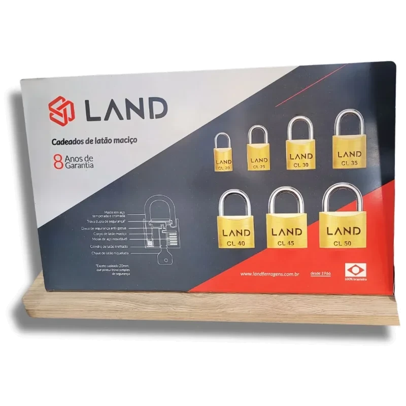 AMOSTRA DISPLAY BALCAO C/8 CADEADOS