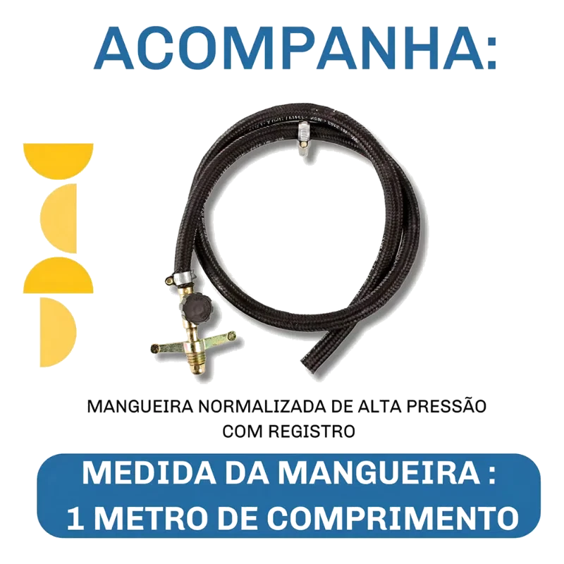 MANGUEIRA NORMALIZADA AP 5/16 C/REGISTRO-ROA - ROA