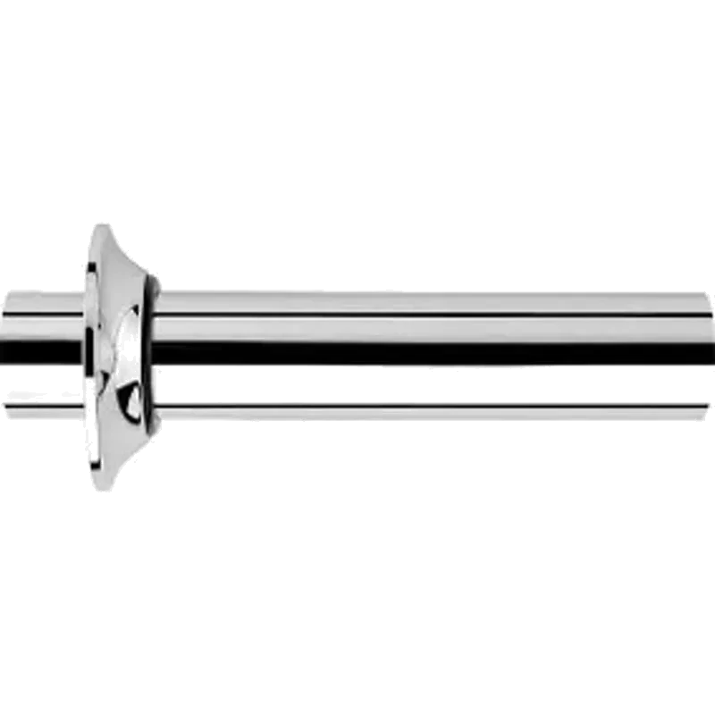TUBO DE LIGACAO ABS CROMADO AJUSTAVEL 20CM