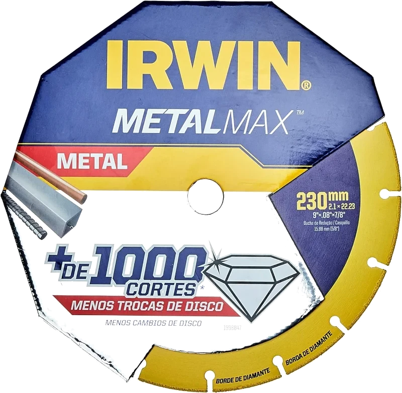 IRWIN-DISCO DIAMANTADO METALMAX AG/CS 7" X 7/8"