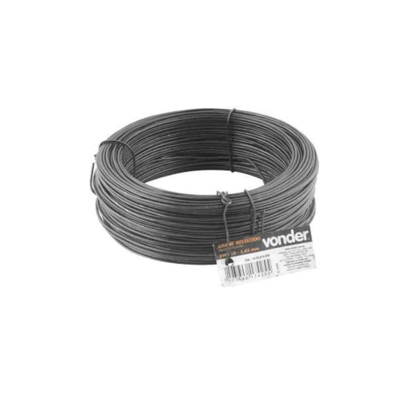 ARAME GALV.COMERCIAL BWG 16 1,65MM C/01KG- VONDER
