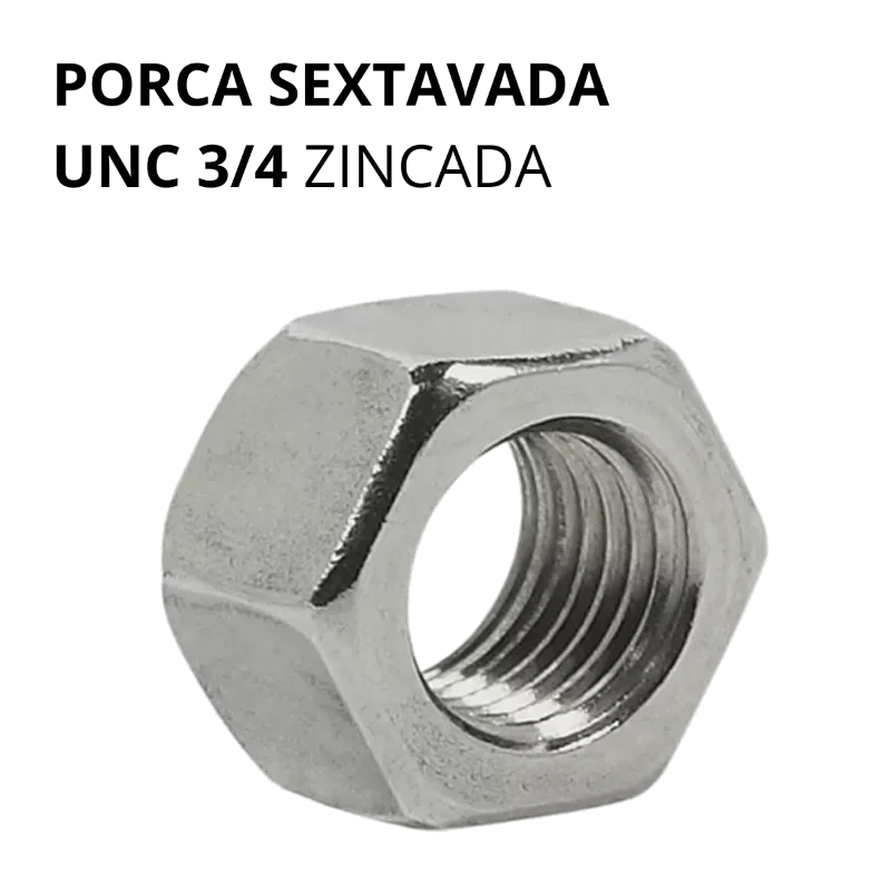 PORCA NY UNC-H G2 3/4 - PASSO 10 - CHV 1.1/8 - CISER C/1