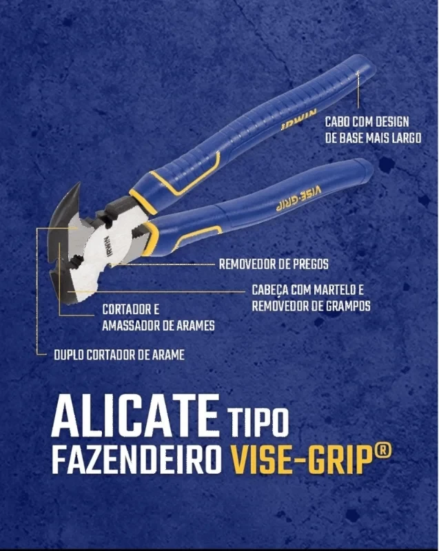 IRWIN-ALICATE TP FAZENDEIRO 10" VISE-GRIP