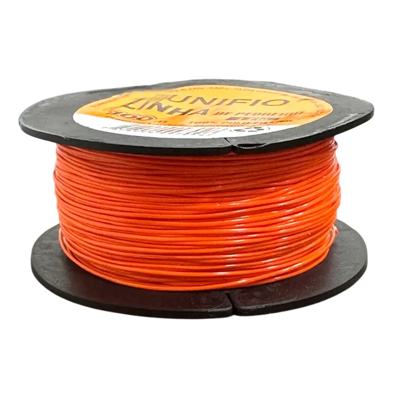 LINHA PEDREIRO TRANCADA UNIFIO 100 METROS LARANJA
