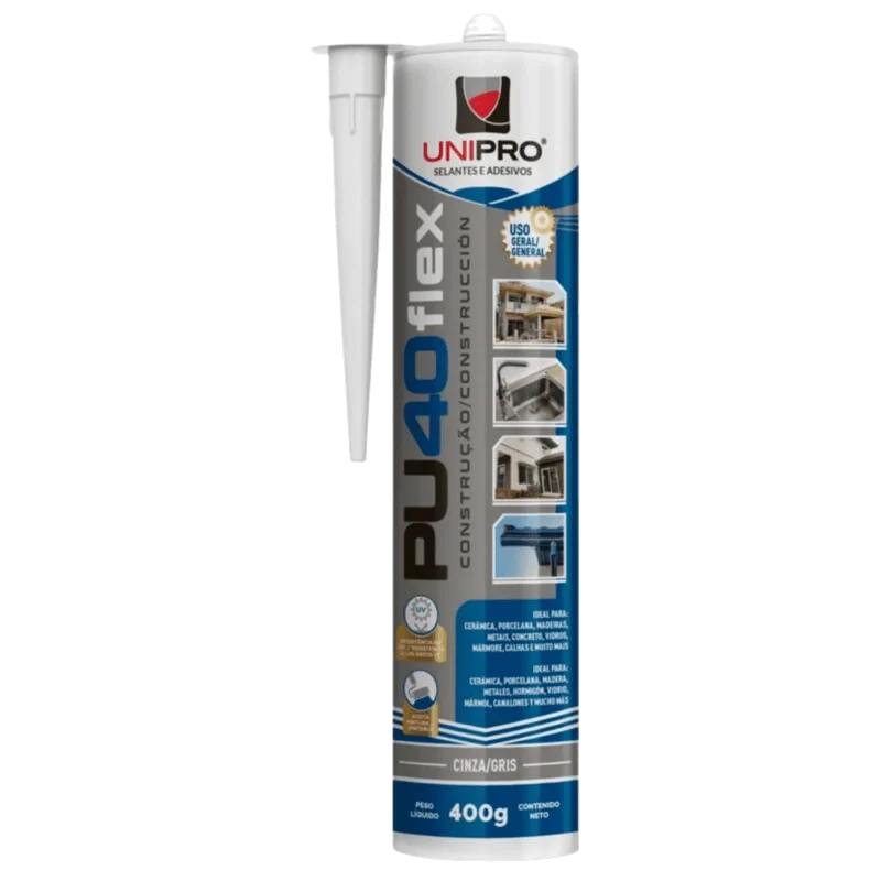 PU 40 FLEX CINZA 400GR - SILVA C/24