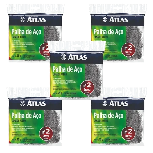 PALHA DE ACO Nº2 - ATLAS C/20 GROSSA