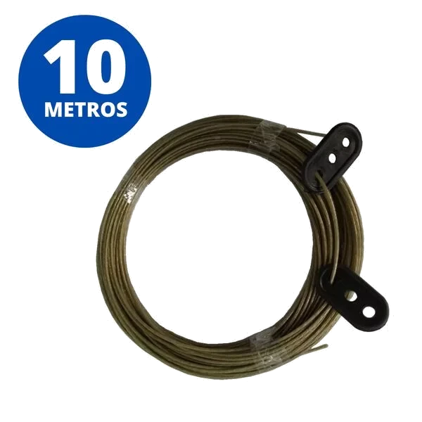 VARAL DE ACO PVC 10 METROS - GERAL