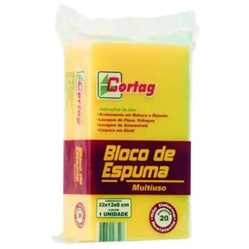 BLOCO DE ESPUMA MULTIUSO 23X13X5,5 JGM