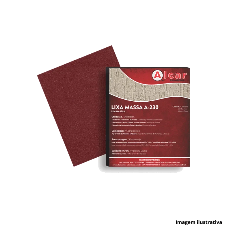 LIXA DE MASSA ALCAR 60 C/25 - GERAL