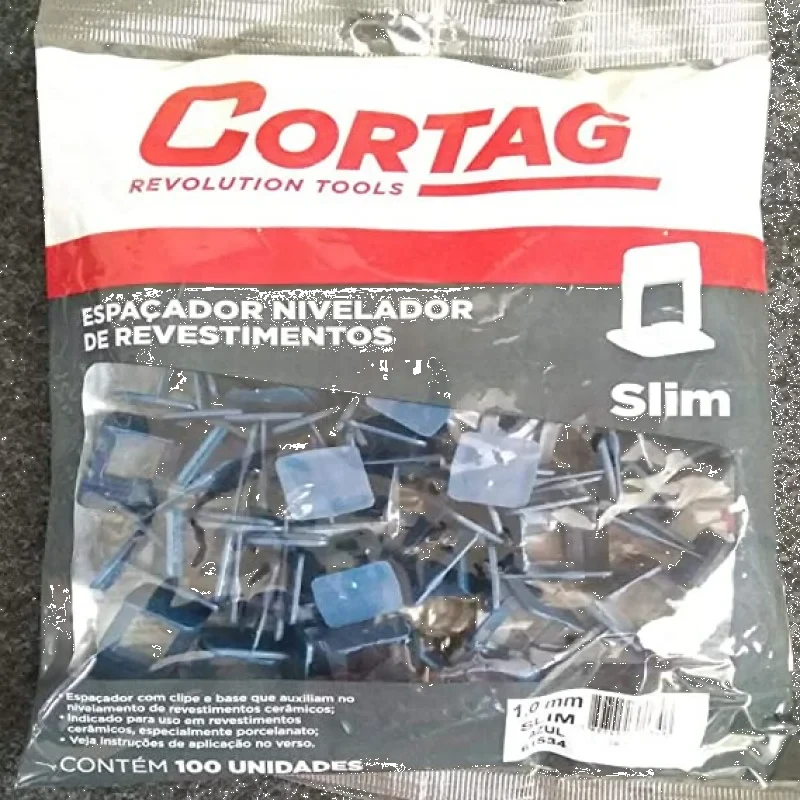 CORTAG-ESPACADOR NIVELADOR SLIM 1,0MM C/100 CX C/1