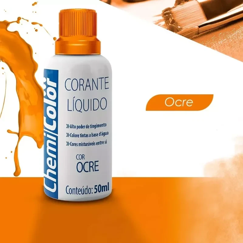 CORANTE LIQUIDO OCRE 24X50ML - CHEMICOLOR