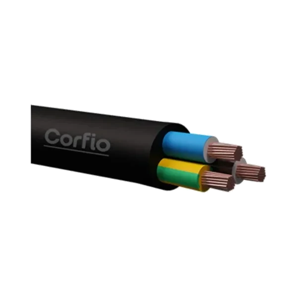 CORFIO-CABO PP 1KV 3X1,5MM2 HEPR-PRETO