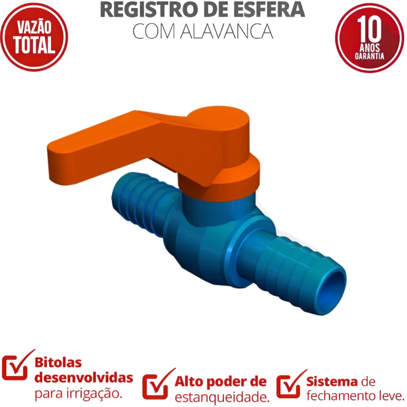 CIPLA-REG.ESF.UNIAO DENTADA AZUL-A IRRIGACAO 1/2 C/5