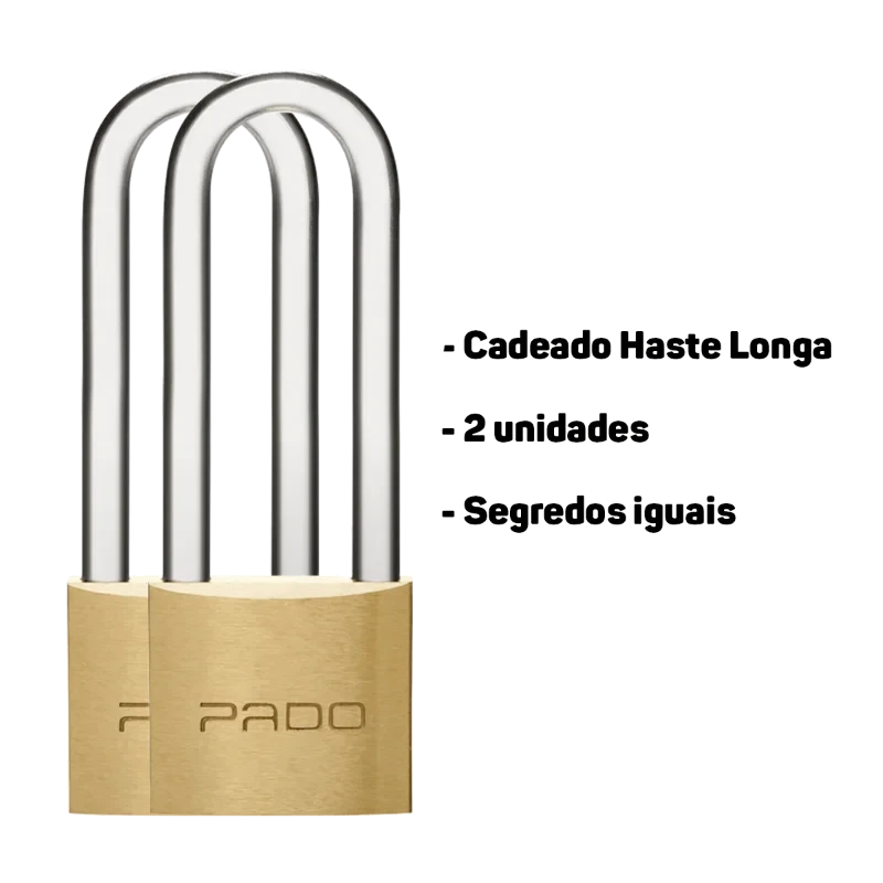 CADEADO PADO SM LT-45/75MM HASTE LONGA