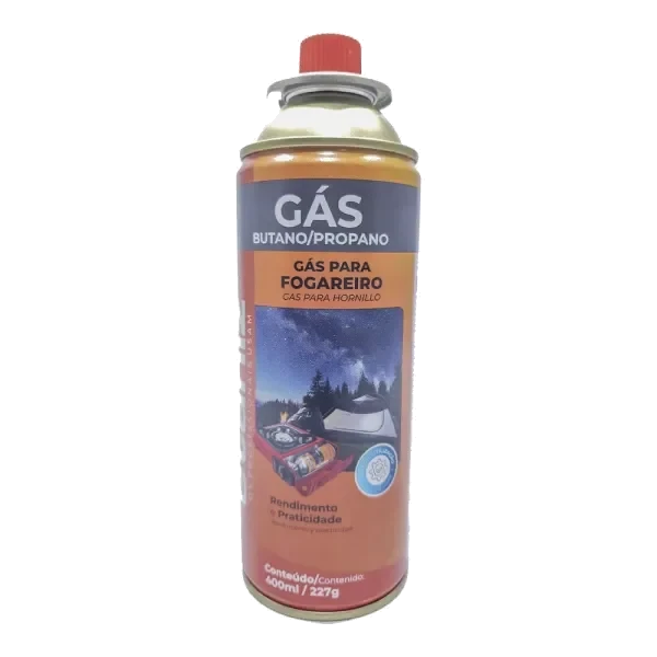 GAS FOGAREIRO/MACARICO 400ML/227G ETANIZ