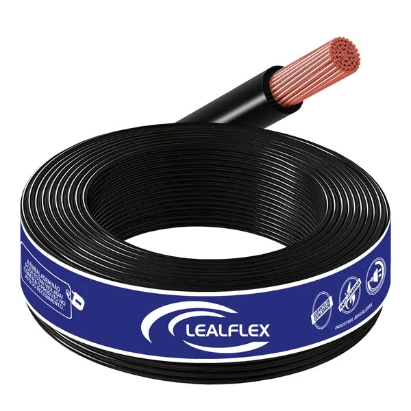 CORFIO-CABO FLEXIVEL 750V 6,0MM2-PRETO
