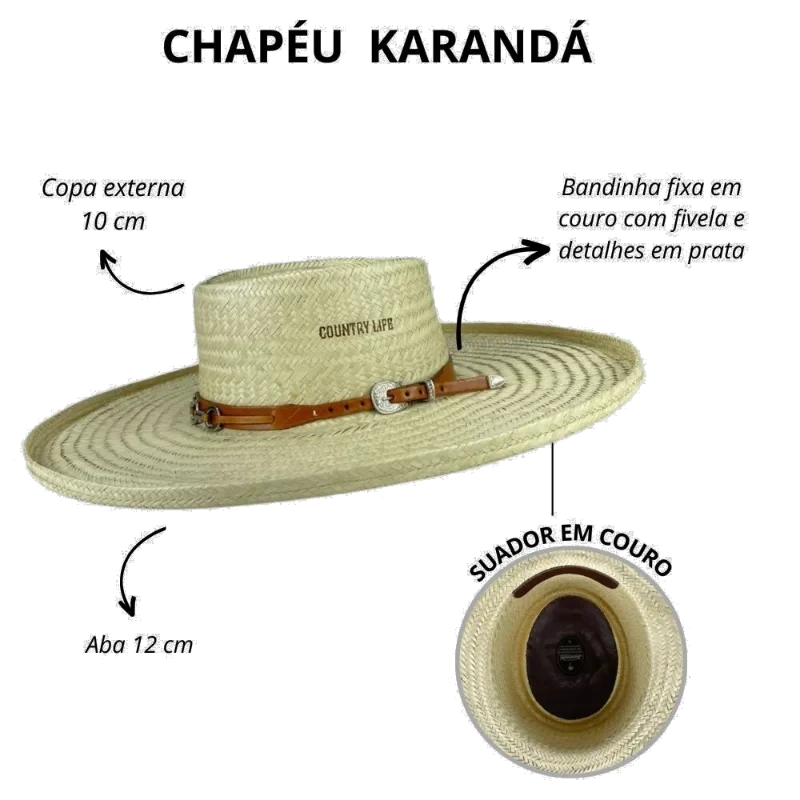 CHAPEU ROCEIRO DUPLO COM BARBELO - COD-39