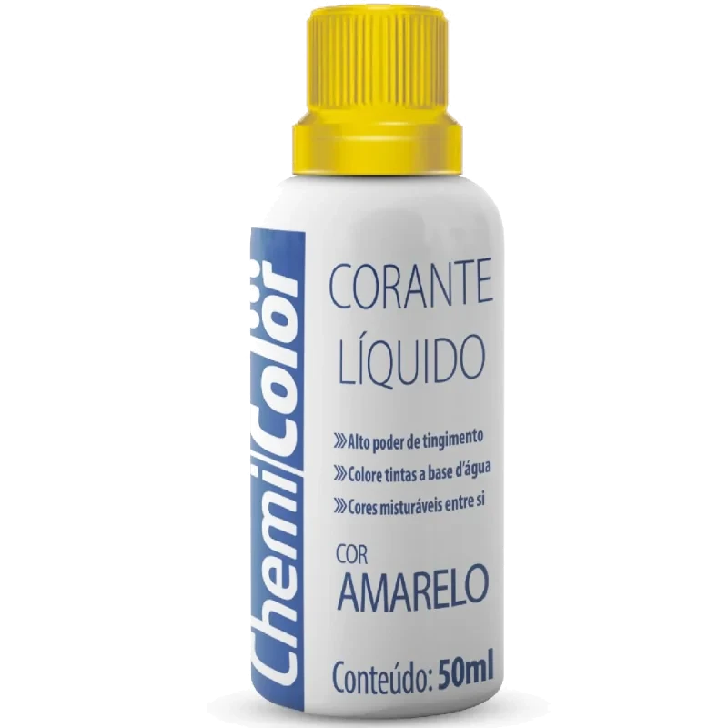 CORANTE LIQUIDO AMARELO 24X50ML - CHEMICOLOR