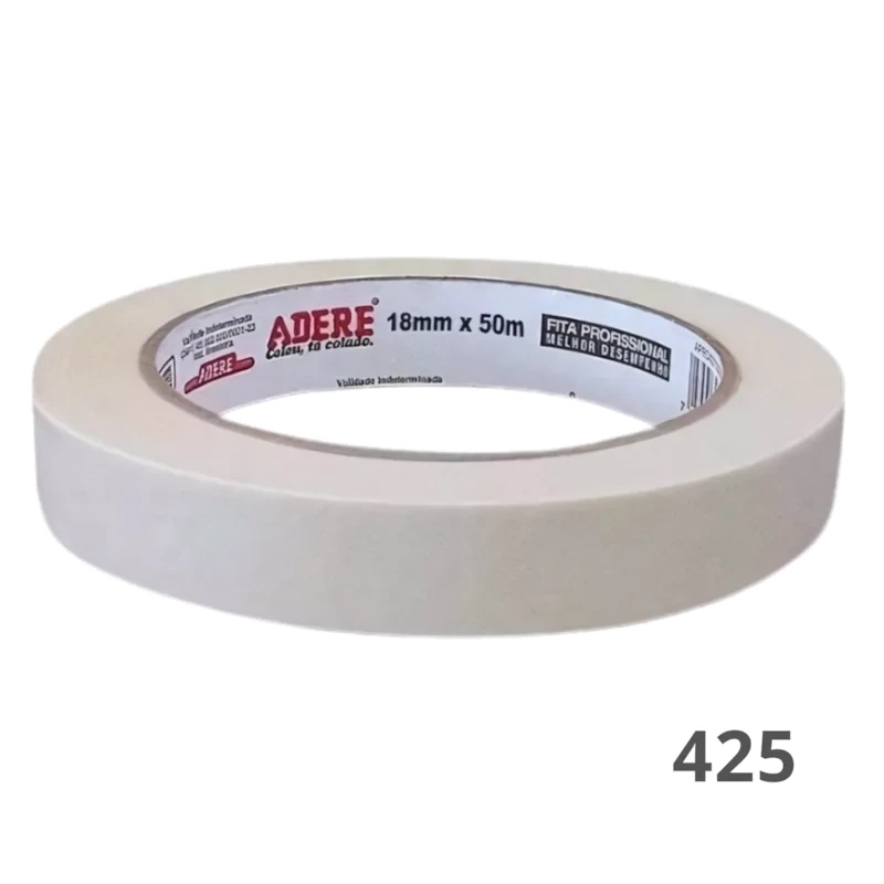 FITA CREPE 18MM X 50M USO GERAL BEGE- ADERE C/6