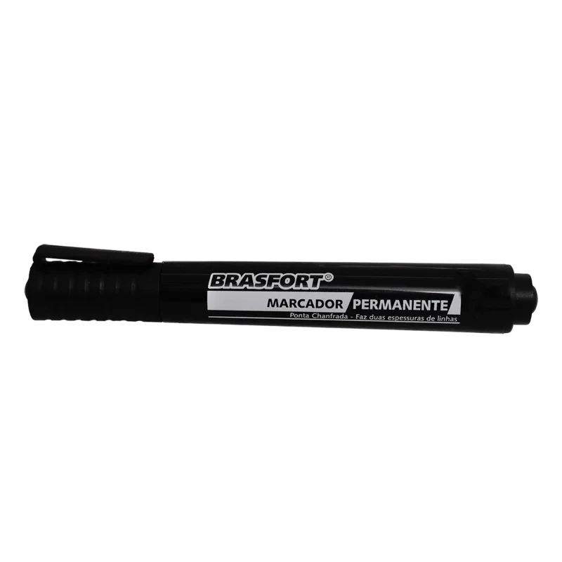 CANETA PARA MARCAÇÃO PONTA GROSSA 2MM PRETA-BRA
