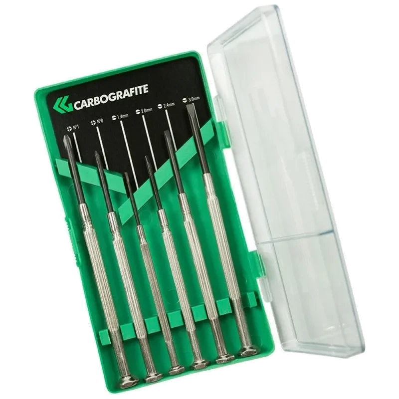 CARBOGRAFITE-KIT CHAVE FENDA MAGNETICA DE BOLSO